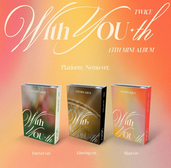 TWICE (트와이스) 13TH MINI ALBUM - [WITH YOU-TH] (PLATFORM_NEMO VER.)