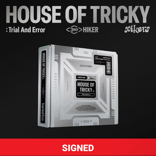 (U.S. VER.) XIKERS (싸이커스) 3RD MINI ALBUM - [HOUSE OF TRICKY : Trial And Error] (SIGNED ALBUM)