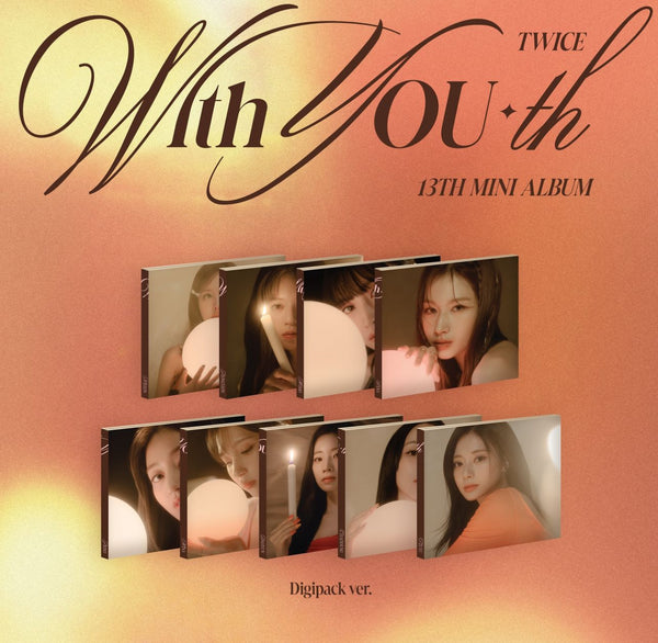 TWICE (트와이스) 13TH MINI ALBUM - [WITH YOU-TH] (DIGIPACK VER. +EXCLUSIVE PHOTOCARD)