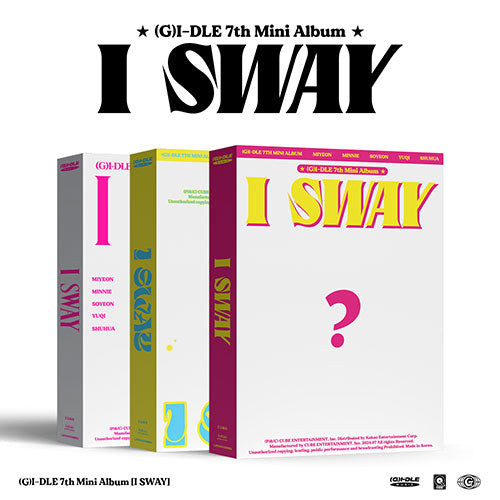 (G)I-DLE ((여자)아이들) 7TH MINI ALBUM - [I SWAY] (+EXCLUSIVE PHOTOCARD)