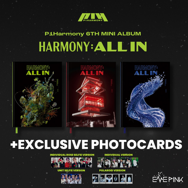 P1Harmony (피원하모니) 6TH MINI ALBUM - [HARMONY : ALL IN] (+EXCLUSIVE PHOTOCARD)