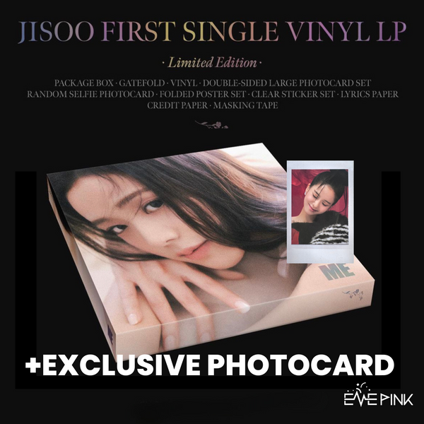 JISOO (BLACKPINK) 1ST SINGLE ALBUM [ME] - (LP ver. / Limited Edition) (+  EXCLUSIVE PHOTOCARD)