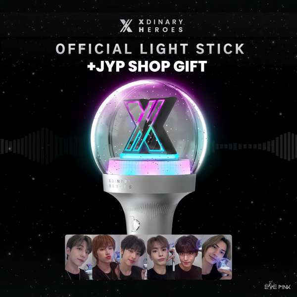 XDINARY HEROES (엑스디너리 히어로즈) - OFFICIAL LIGHT STICK (+JYP SHOP GIFT)