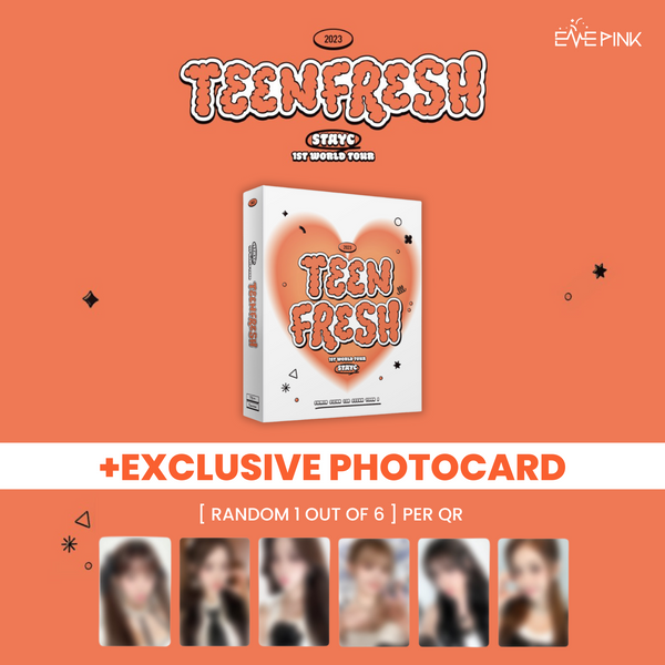 STAYC (스테이씨) - STAYC 1ST WORLD TOUR [TEENFRESH] QR (+PHOTOCARD)