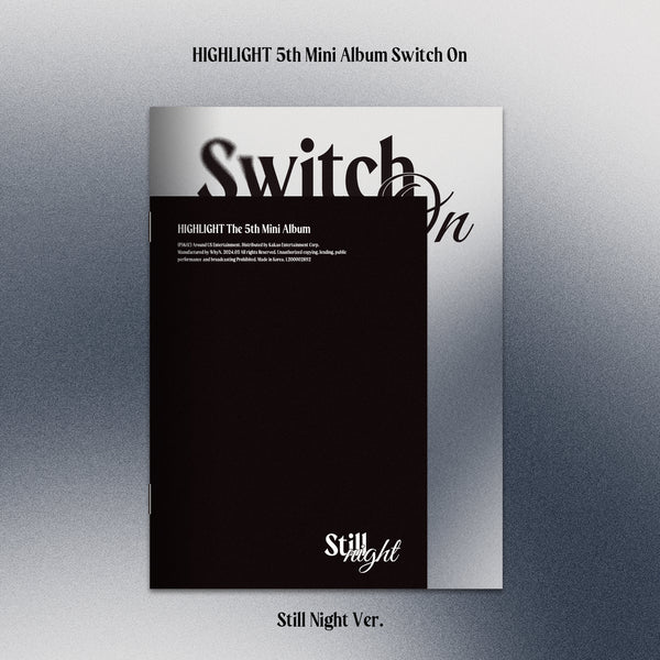 HIGHLIGHT (하이라이트) 5TH MINI ALBUM - [Switch On] (PHOTOBOOK VER.)