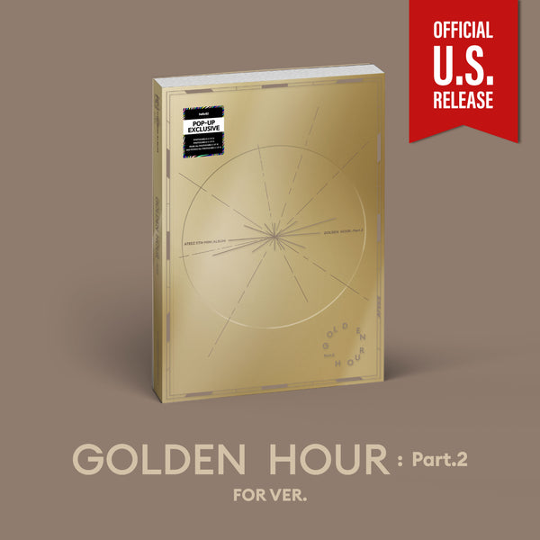 (U.S. VER.) ATEEZ (에이티즈) 11TH MINI ALBUM - [GOLDEN HOUR : PART.2] (PHOTOBOOK VER. + POP-UP EXCLUSIVE PHOTOCARD)