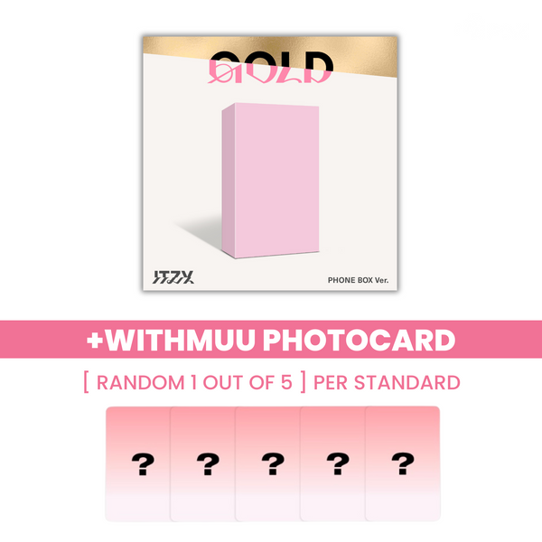 [PRE-ORDER] ITZY (있지) ALBUM - [GOLD] (PHONE BOX VER. +EXLUSIVE PHOTOCARD)