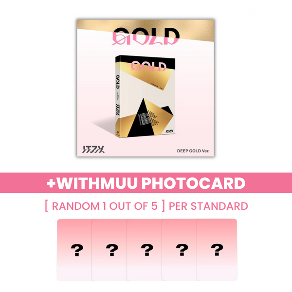 [PRE-ORDER] ITZY (있지) ALBUM - [GOLD] (STANDARD VER. +EXCLUSIVE PHOTOCARD)