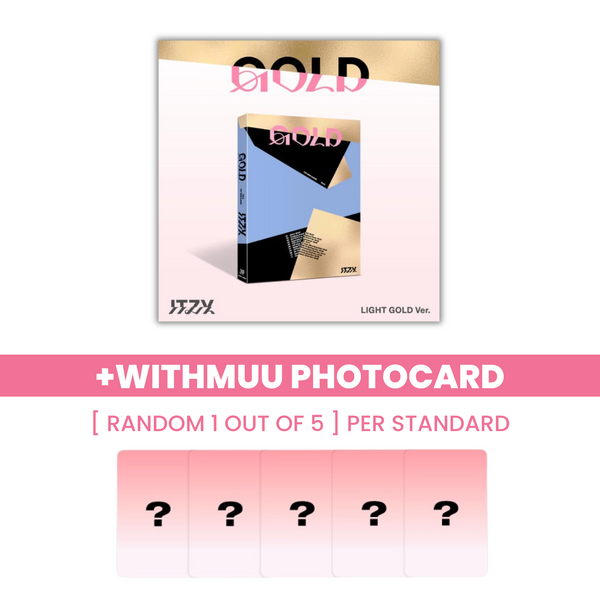 [PRE-ORDER] ITZY (있지) ALBUM - [GOLD] (STANDARD VER. +EXCLUSIVE PHOTOCARD)