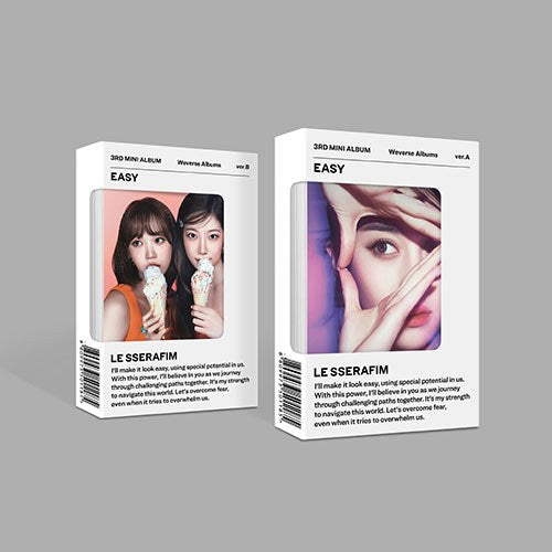 LE SSERAFIM (르세라핌) 3RD MINI ALBUM - [EASY] (WEVERSE ALBUMS VER.)