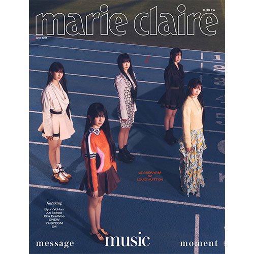 MARIE CLAIRE KOREA - JUNE 2024 [COVER : LE SSERAFIM]