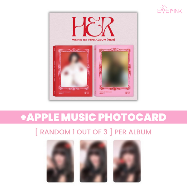 [PRE-ORDER] MINNIE (민니 (G)I-DLE) 1ST MINI ALBUM - [HER] (+EXCLUSIVE PHOTOCARD)