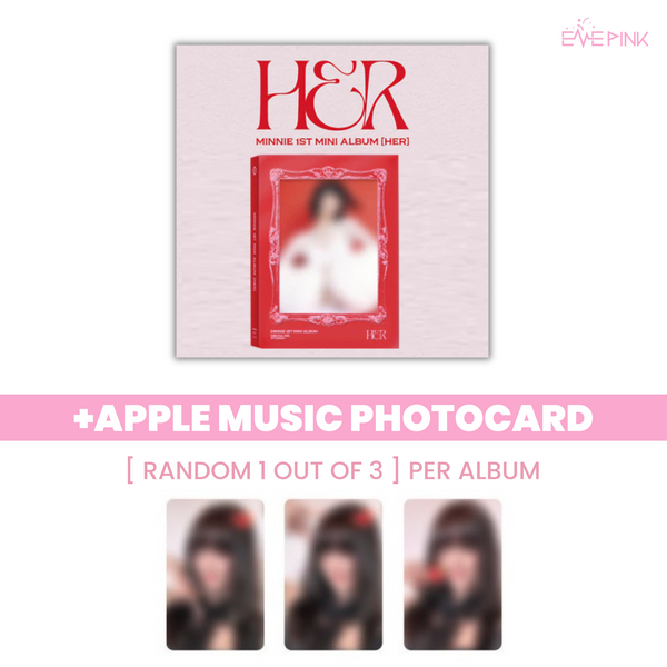 [PRE-ORDER] MINNIE (민니 (G)I-DLE) 1ST MINI ALBUM - [HER] (+EXCLUSIVE PHOTOCARD)