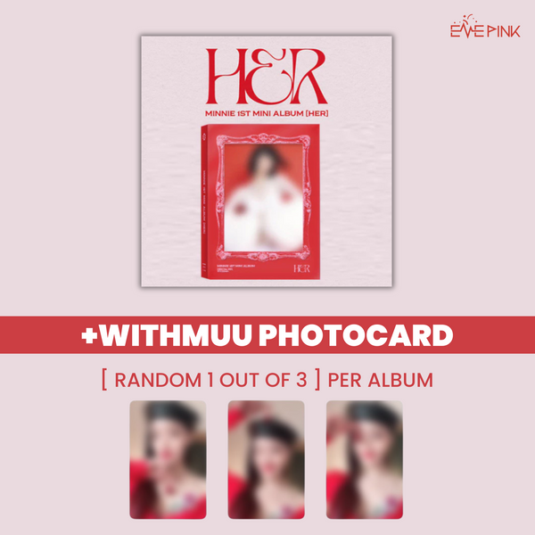 [PRE-ORDER] MINNIE (민니 (G)I-DLE) 1ST MINI ALBUM - [HER] (+EXCLUSIVE PHOTOCARD)