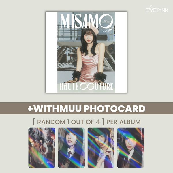 TWICE (MISAMO) JAPAN 2ND MINI ALBUM - [HAUTE COUTURE] (+EXCLUSIVE PHOTOCARD)