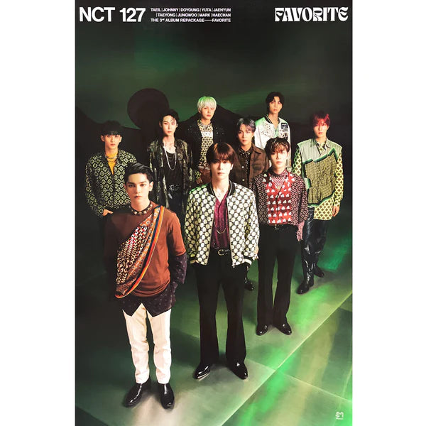 NCT 127 - FAVORITE KIT (POETIC VER) OFFICIAL POSTER – EVE PINK K-POP