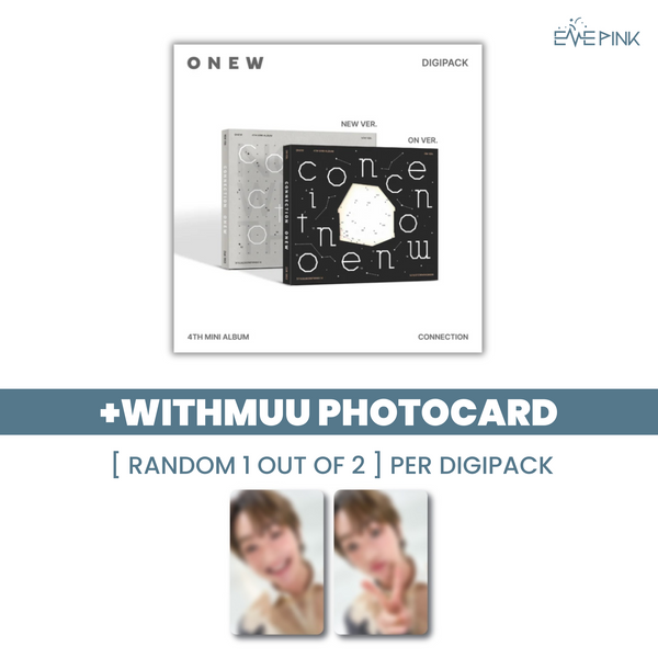 ONEW (온유) 4TH MINI ALBUM - [CONNECTION] (DIGIPACK VER. +EXCLUSIVE PHOTOCARD)