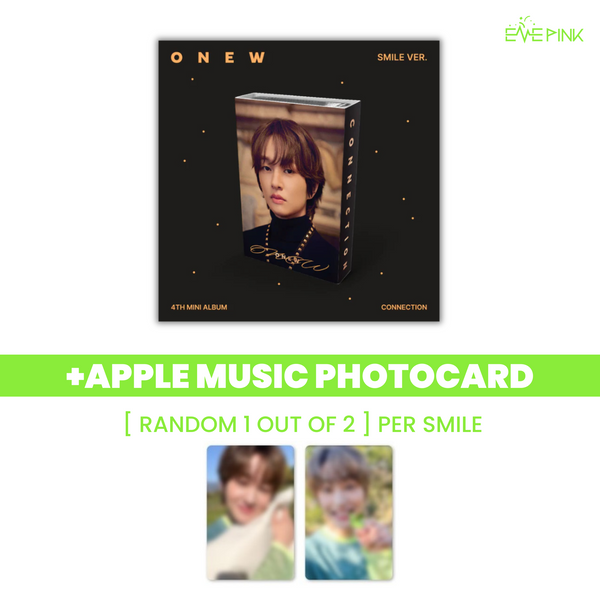 [PRE-ORDER] ONEW (온유) 4TH MINI ALBUM - [CONNECTION] (SMILE VER. +EXCLUSIVE PHOTOCARD)