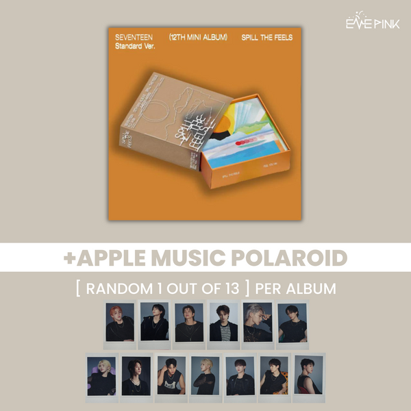 SEVENTEEN (세븐틴) 12TH MINI ALBUM - [SPILL THE FEELS] (STANDARD VER. + EXCLUSIVE PHOTOCARD)