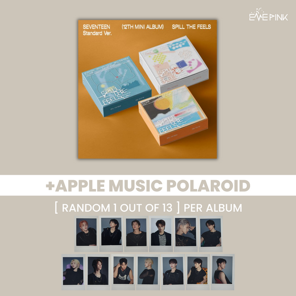 SEVENTEEN (세븐틴) 12TH MINI ALBUM - [SPILL THE FEELS] (STANDARD VER. + EXCLUSIVE PHOTOCARD)