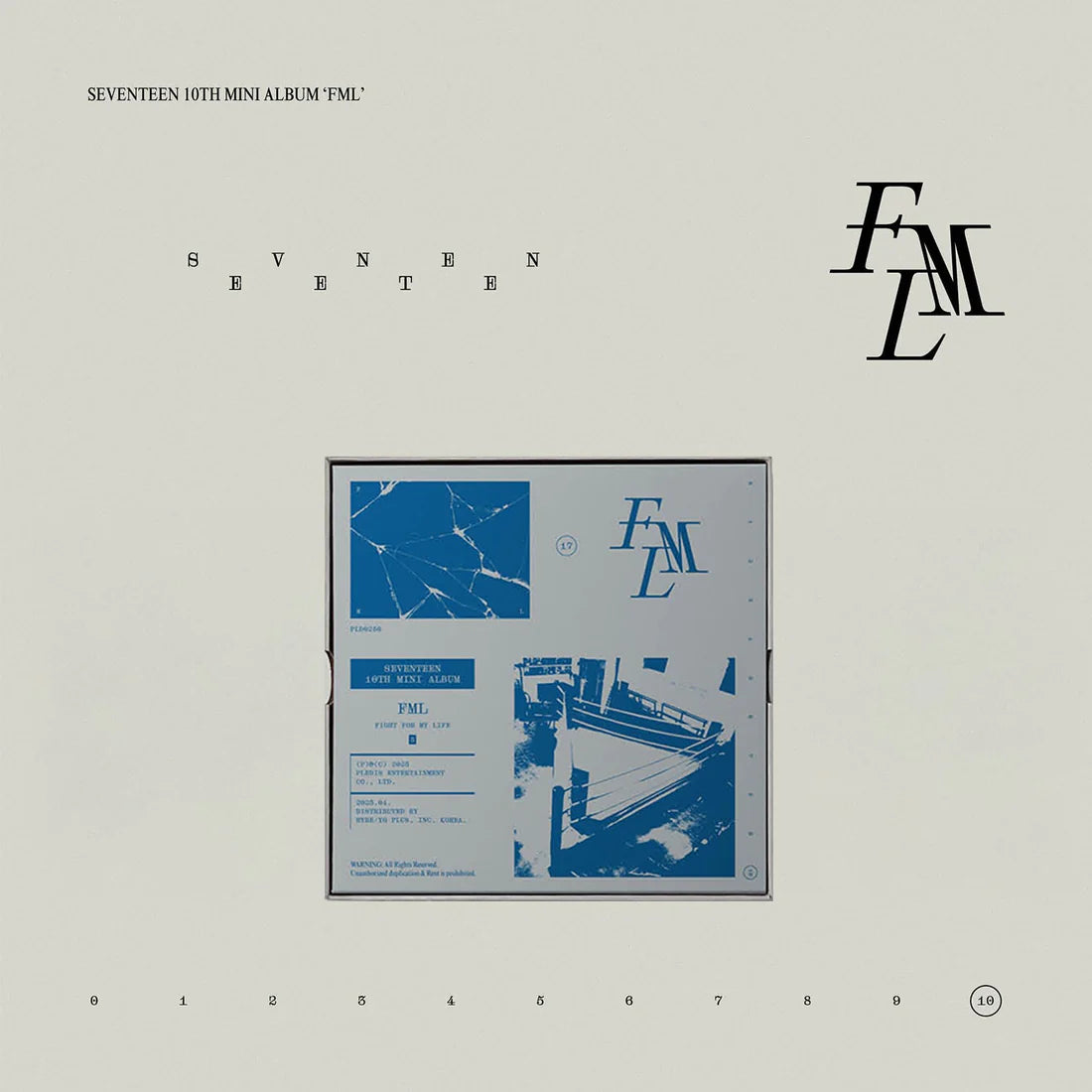 SEVENTEEN - SEVENTEEN 10th Mini Album 'FML' (CD) (CARAT Version)
