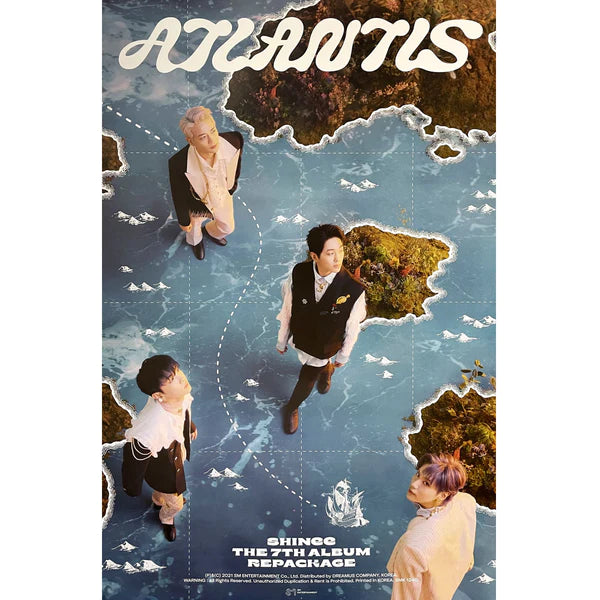 SHINEE - ATLANTIS (OCEAN VER) OFFICIAL POSTER