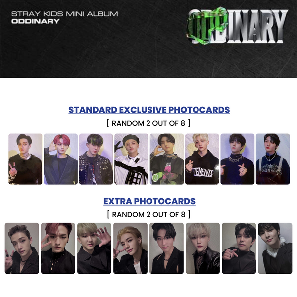 STRAY KIDS (스트레이 키즈) ALBUM - [ODDINARY] (REG VER.) (+ EXCLUSIVE PHOTOCARDS)