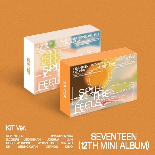 SEVENTEEN (세븐틴) 12TH MINI ALBUM - [SPILL THE FEELS] (KiT VER.)