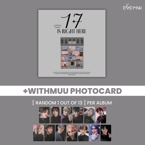 SEVENTEEN (세븐틴) BEST ALBUM - [17 IS RIGHT HERE] (+EXCLUSIVE PHOTOCARD)