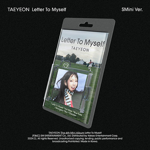 [PRE-ORDER] TAEYEON (태연) 6TH MINI ALBUM - [Letter To Myself] (SMini Ver.스마트앨범)