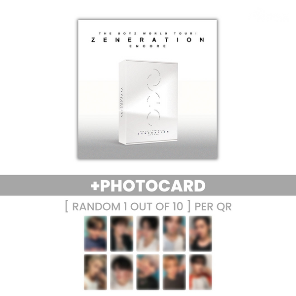 THE BOYZ (더보이즈) - 2ND WORLD TOUR [ZENERATION ENCORE] (QR +PHOTOCARD)