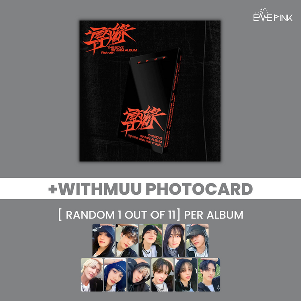 THE BOYZ (더보이즈) 9TH MINI ALBUM - [導火線 (도화선)] (+EXCLUSIVE PHOTOCARD)