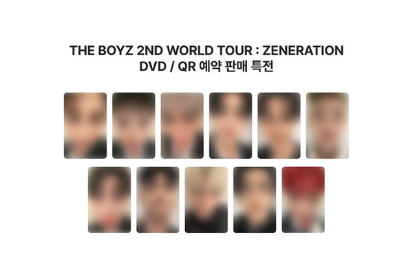 THE BOYZ (더보이즈) - 2ND WORLD TOUR [ZENERATION] (QR +PHOTOCARD)