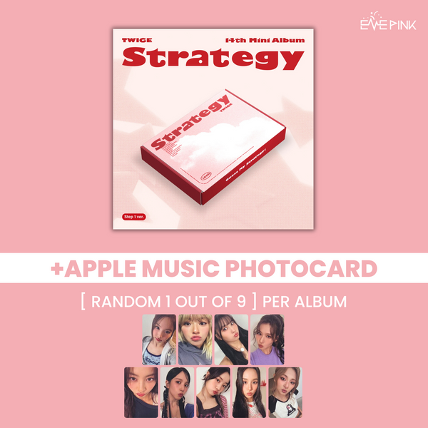 TWICE (트와이스) 14TH MINI ALBUM - [STRATEGY] (+EXCLUSIVE PHOTOCARD)