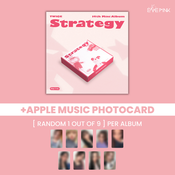 [PRE-ORDER] TWICE (트와이스) 14TH MINI ALBUM - [STRATEGY] (+EXCLUSIVE PHOTOCARD)