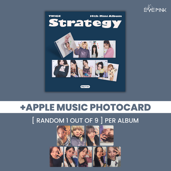 TWICE (트와이스) 14TH MINI ALBUM - [STRATEGY] (STEP4 VER. +EXCLUSIVE PHOTOCARD)