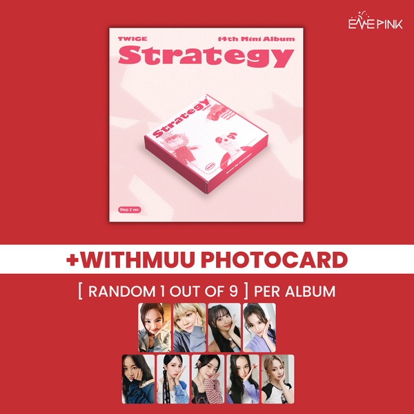 TWICE (트와이스) 14TH MINI ALBUM - [STRATEGY] (+EXCLUSIVE PHOTOCARD)