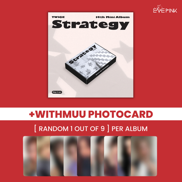 [PRE-ORDER] TWICE (트와이스) 14TH MINI ALBUM - [STRATEGY] (+EXCLUSIVE PHOTOCARD)