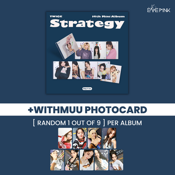 TWICE (트와이스) 14TH MINI ALBUM - [STRATEGY] (STEP4 VER. +EXCLUSIVE PHOTOCARD)