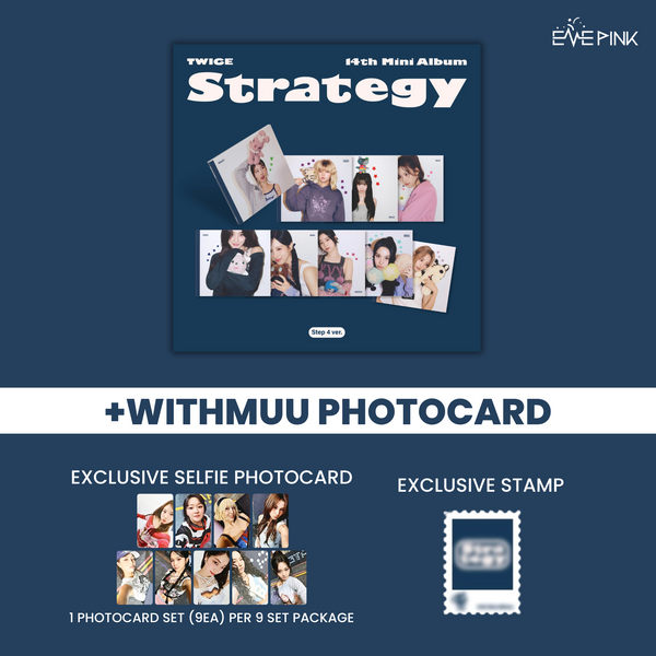 TWICE (트와이스) 14TH MINI ALBUM - [STRATEGY] (STEP4 VER. +EXCLUSIVE PHOTOCARD)