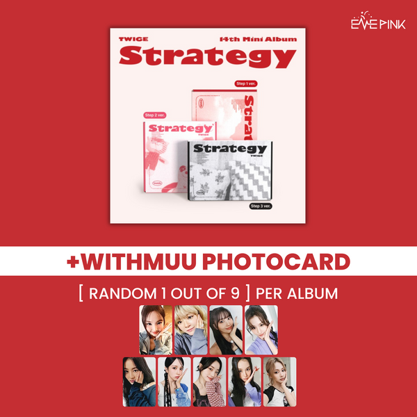 TWICE (트와이스) 14TH MINI ALBUM - [STRATEGY] (+EXCLUSIVE PHOTOCARD)