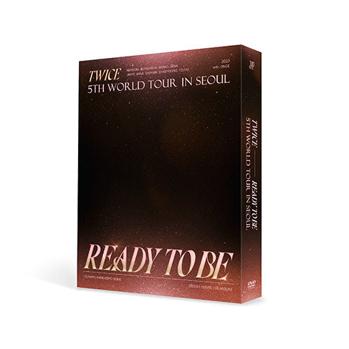 TWICE (트와이스) - 5TH WORLD TOUR [READY TO BE] IN SEOUL DVD (+POB)