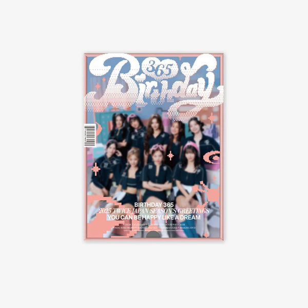 TWICE (트와이스) JAPAN - 2025 SEASON'S GREETINGS [BIRTHDAY365] (+ JYP SHOP PHOTCARD)