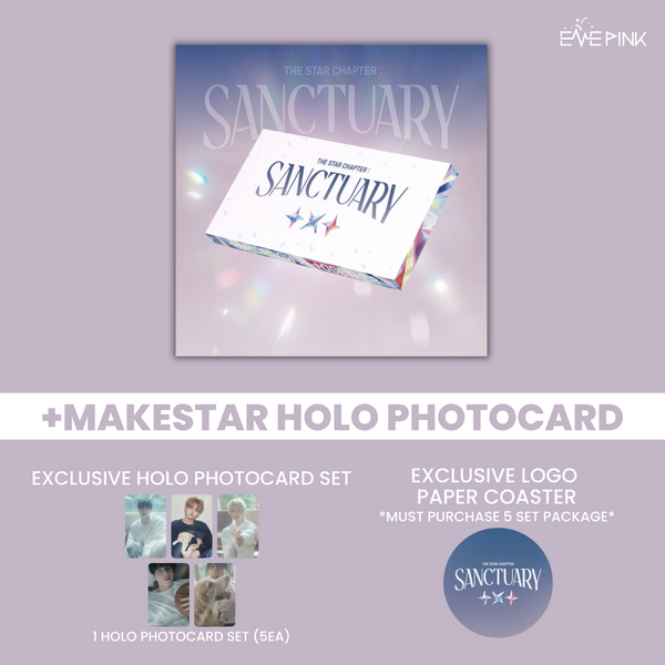 (KOR VER.) TXT (투모로우바이투게더) ALBUM - [THE STAR CHAPTER : SANCTUARY] (ANGEL VER. + EXCLUSIVE PHOTOCARD)