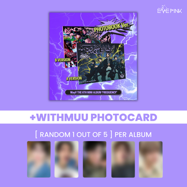 [PRE-ORDER] WAYV (웨이션브이) 6TH MINI ALBUM - [FREQUENCY] (PHOTOBOOK VER. +EXCLUSIVE PHOTOCARD)