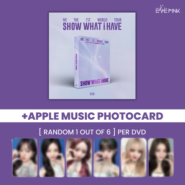 [PRE-ORDER] IVE (아이브) - THE 1ST WORLD TOUR [SHOW WHAT I HAVE] (DVD +EXCLUSIVE PHOTOCARD)