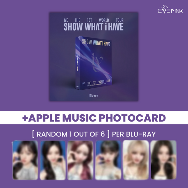 IVE (아이브) - THE 1ST WORLD TOUR [SHOW WHAT I HAVE] (BLU-RAY +EXCLUSIVE PHOTOCARD)