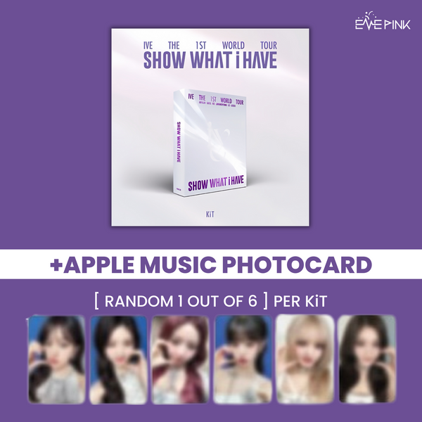 [PRE-ORDER] IVE (아이브) - THE 1ST WORLD TOUR [SHOW WHAT I HAVE] (KiT VIDEO +EXCLUSIVE PHOTOCARD)