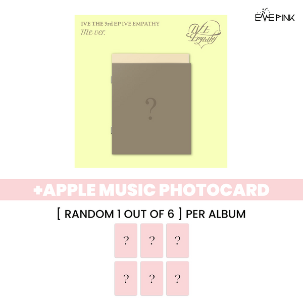 [PRE-ORDER] IVE (아이브) 3RD EP ALBUM - [IVE EMPATHY] (+EXCLUSIVE PHOTOCARD)