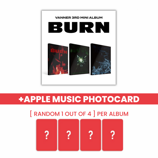 [PRE-ORDER] VANNER (배너) 3RD MINIALBUM - [BURN] (+EXCLUSIVE PHOTOCARD)